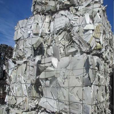 Plastic raw materials abs scrap with flame